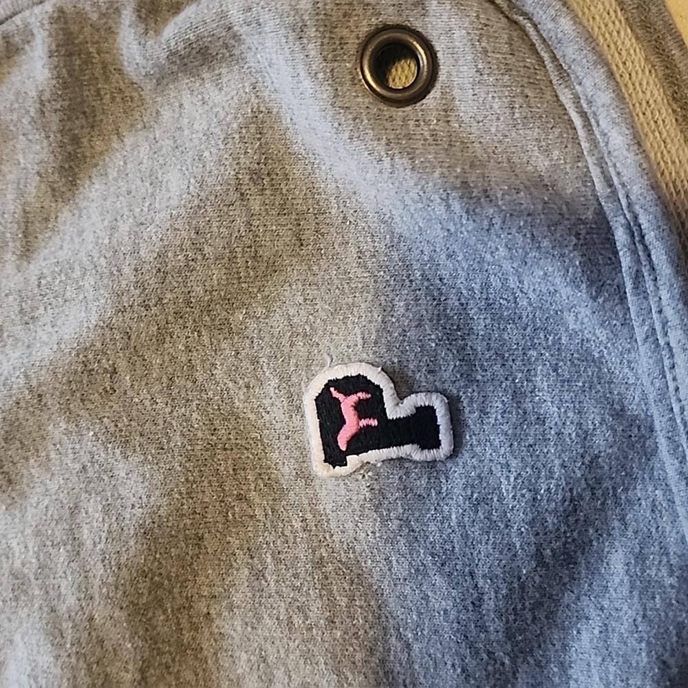 Team Pink Light Gray Athletic Shorty Shorts. Size: S - Picture 3 of 7